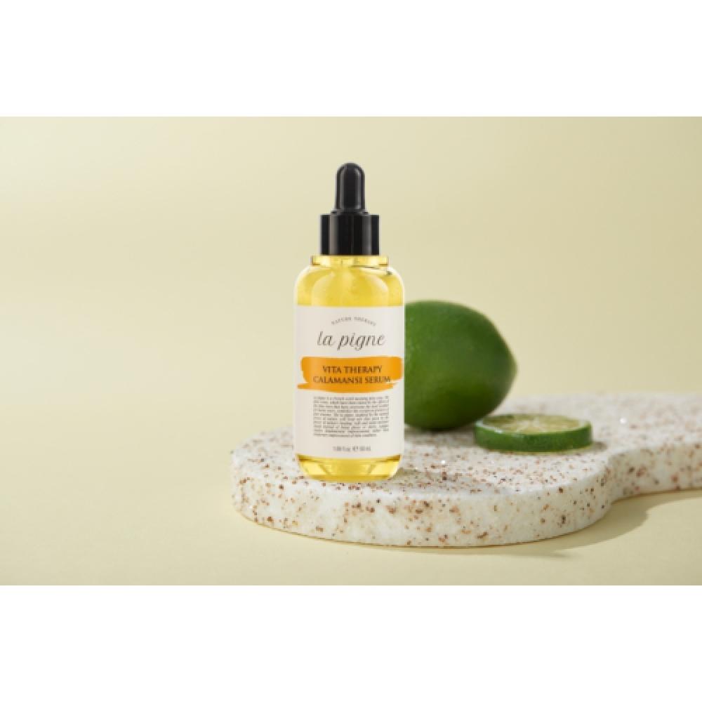 Lapigne Calamansi Serum Whitening Blemishes Blemishes Wrinkles Vitamin Natural Serum Ampoule Essence 50ml NONE