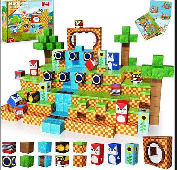 Cross-border Magnetic World Cube Puzzle Set - 2CM Building Blocks
