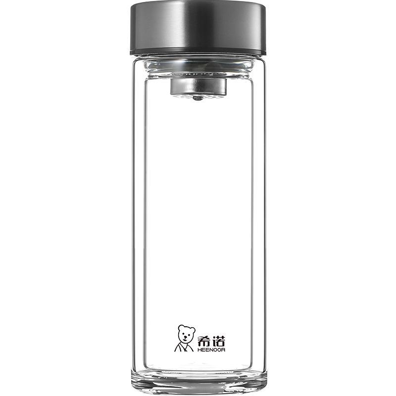 Xinuo Double-Wall Glass Tea Infuser Mug