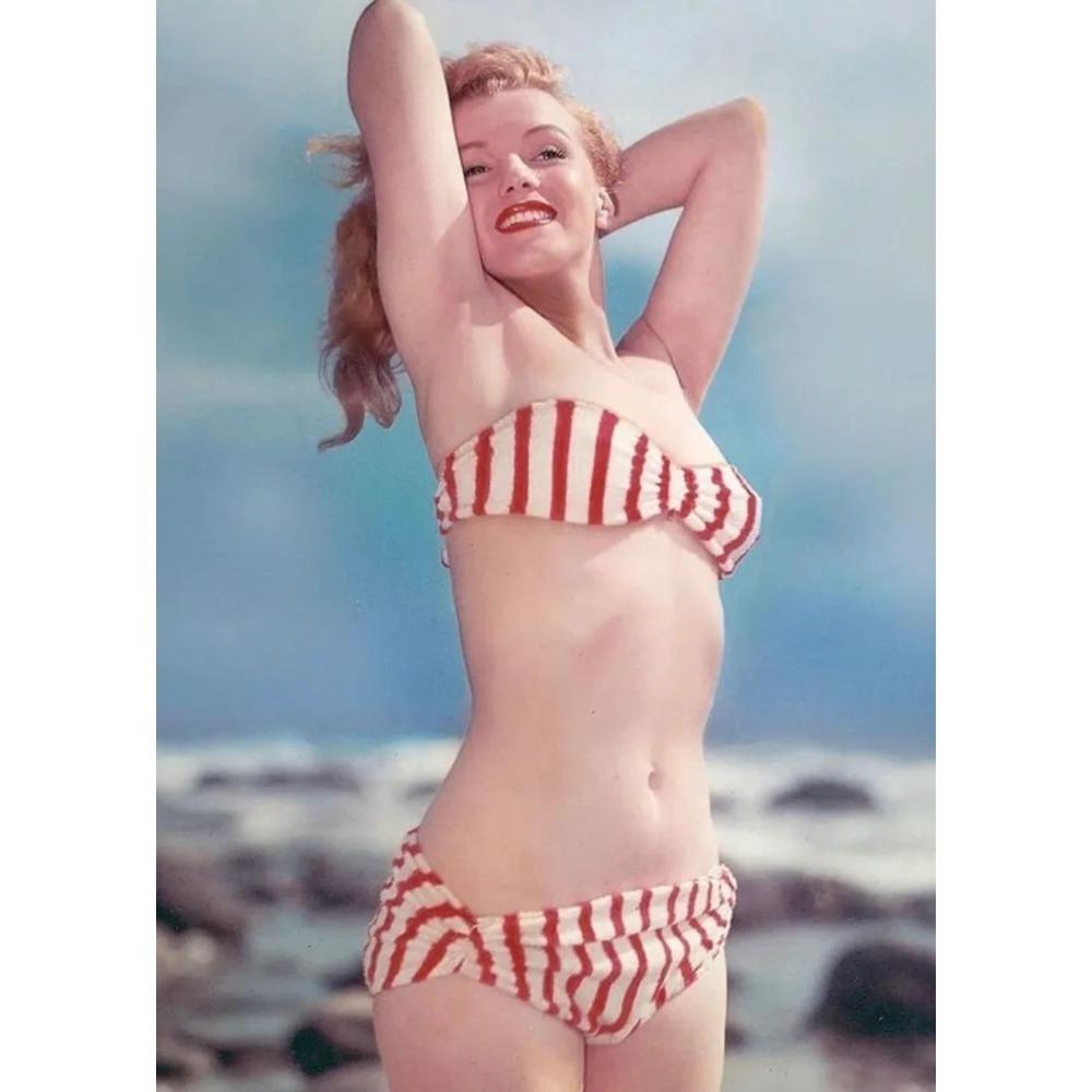 Металлическая интерьерная табличка Мэрилин Монро 20x30см