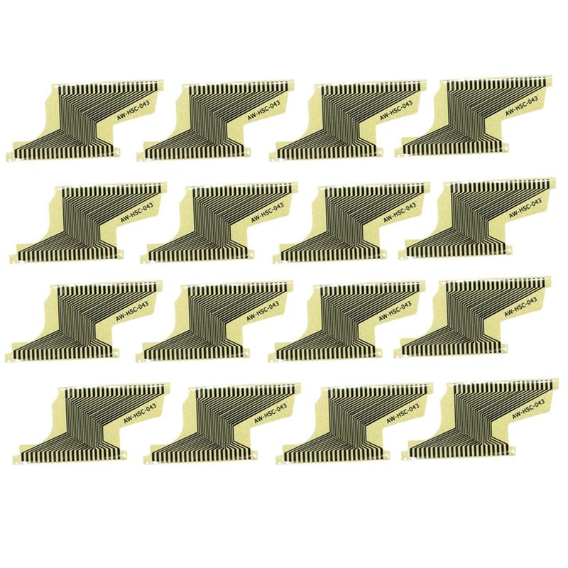 For Opel Corsa Meriva Car Cluster LCD Connector 16Pcs AW-HSC-043 trument Speedometer Pixel Repair Ribbon Flat Cable
