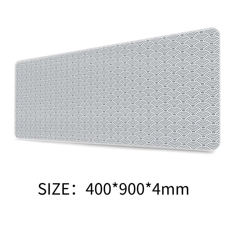 Black Desk Mat Japanese Mouse Pad Great Wave Mousepad Art Rubber Mat Mouse Carpet Table Pads Pc Mats Office Accessories