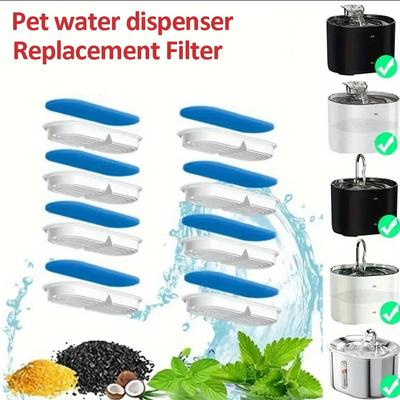 Cat Water Fountain Filters Pet Fountain Replacement Filter for Automatic Pet Cat Dog Water Fountain Dispenser Accessories