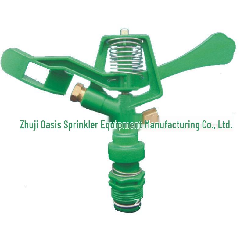 360° Rotating Plastic Irrigation Sprinkler for Lawns, Farms, and Orchards (Model LZ6043)