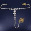 2021 New Round Rhinestone Body Chains Fashion Nightclub Sexy Thong European and American Waist Chain