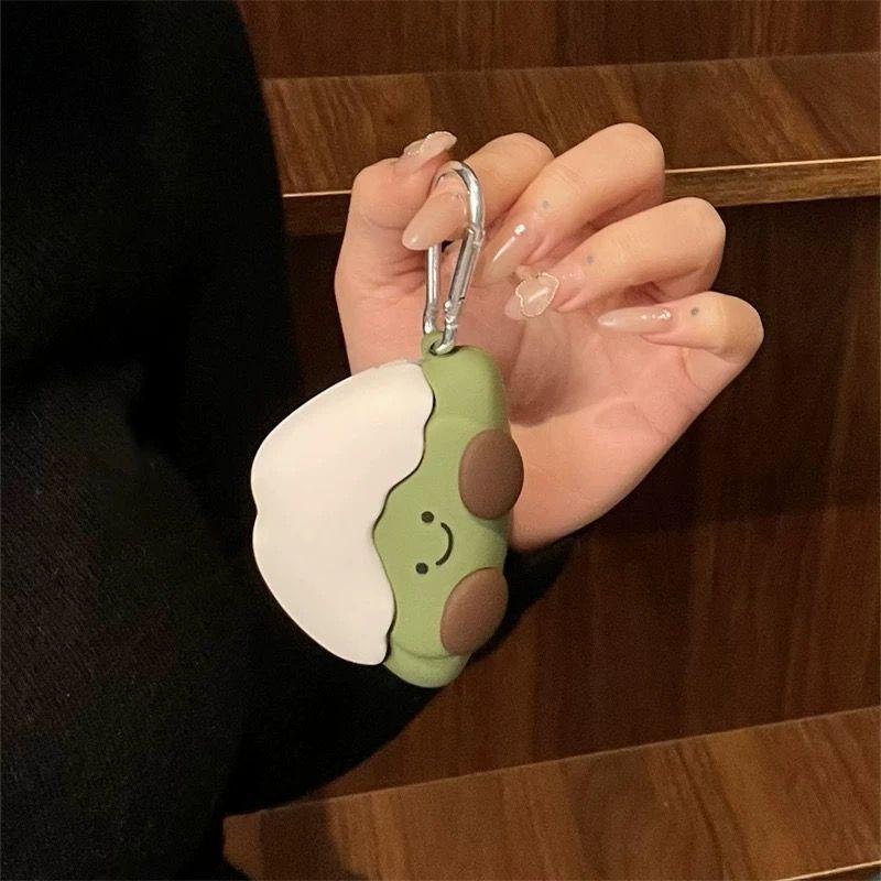 

Чехол для беспроводных Bluetooth-наушников Apple второго поколения Силиконовый мягкий чехол третьего поколения Стильный 1-го поколения 5-го поколения Ударопрочная коробка Милый Airpods Pro/Pro2 Neutral Snow Mountain Expression