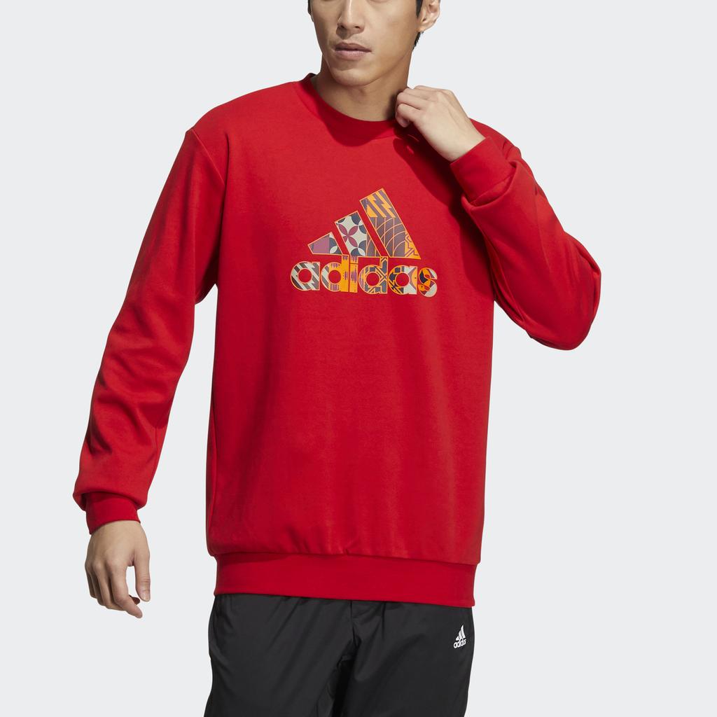 New Adidas CNY Sweatshirts Men Red HI3289