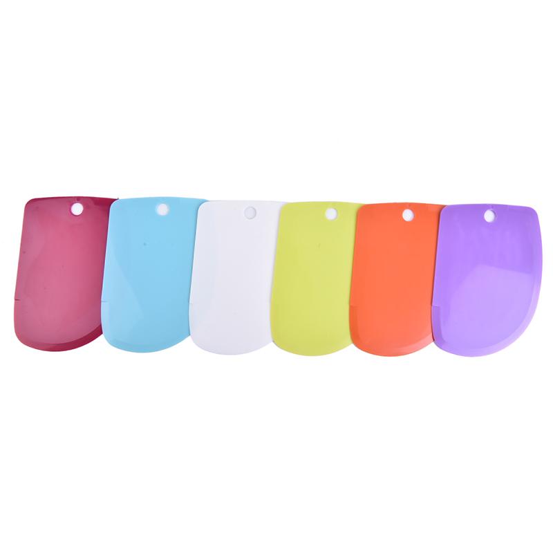 6Pcs Baking Pastry Cream Scraper Teeth Edge Diy Scraper Cake Cutters Spatulas