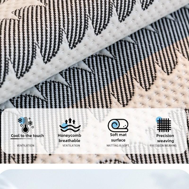 Ice Silk Cool Feeling Sofa Cover Summer Universal Non-Slip Sofa Towel Irregular Shaped Couch Cushion Protector for Living Room