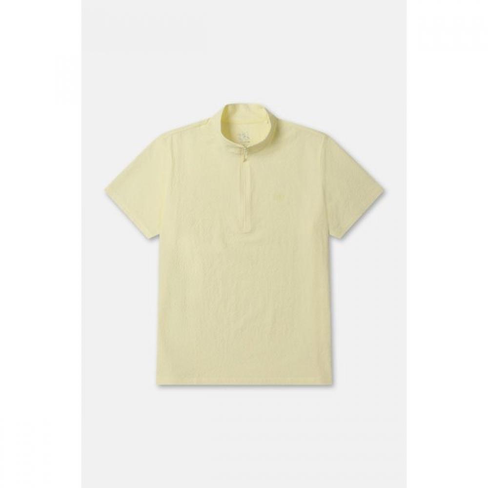 KOLON SPORT Women S Air DoT ShorT Sleeve Zip Up T ShirT jkTcm25272lye