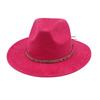 Diamond Flat-Brimmed Shade Men'S And Women'S Suede Hats Western Cowboy Hats Jazz Top Hats