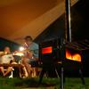 Outdoor Portable Tent Camping Wood Burning Stove with Pipe For Tent Cooking