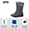 Botas de Nieve Eléctricas Calentadas: Zapatos Listos para el Invierno, Cálidos, Engrosados, Anti-Congelación para Uso en Exteriores y en Casa