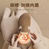 Augustine fleece Birkenstocks winter new flat-bottomed snow cotton shoes fluffy shoes