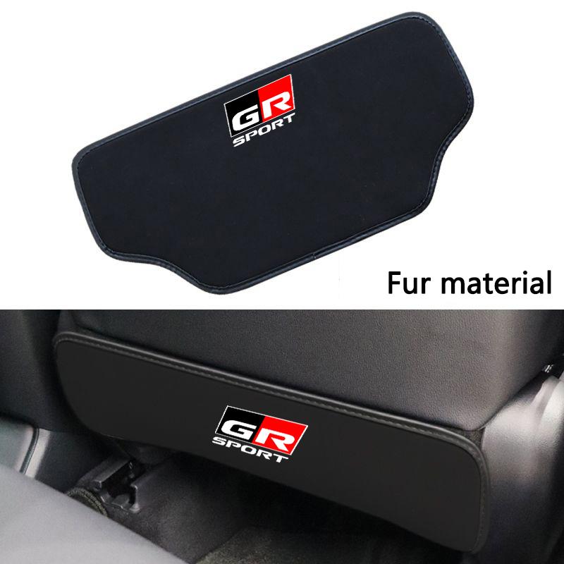 

Car Anti-dirty Seat Back Protective Mat Anti Kick Pad For Toyota GR Sport Camry Hilux Corolla Yaris Prius RAV4 Accessories
