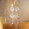 Colorful Rainbow Maker Pendant Exquisite Hanging Crystal Ornament Smooth Surface for Home Garden Window Decor