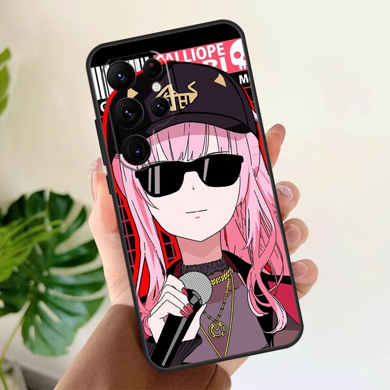 

Calliope Mori Hololive Soft Case For Samsung Galaxy S21 S22 S23 S24 S25 Ultra S9 S10 Plus S20 FE S24 FE Phone Cover Galaxy S25