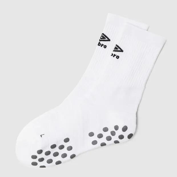 Active Non-Slip Coolmax Crew Socks White UR123SSC20