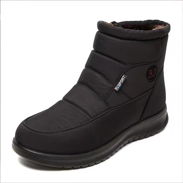 New large size 43 cotton shoes snow boots women's tall waterproof women's boots high top non-slip women's cotton boots
