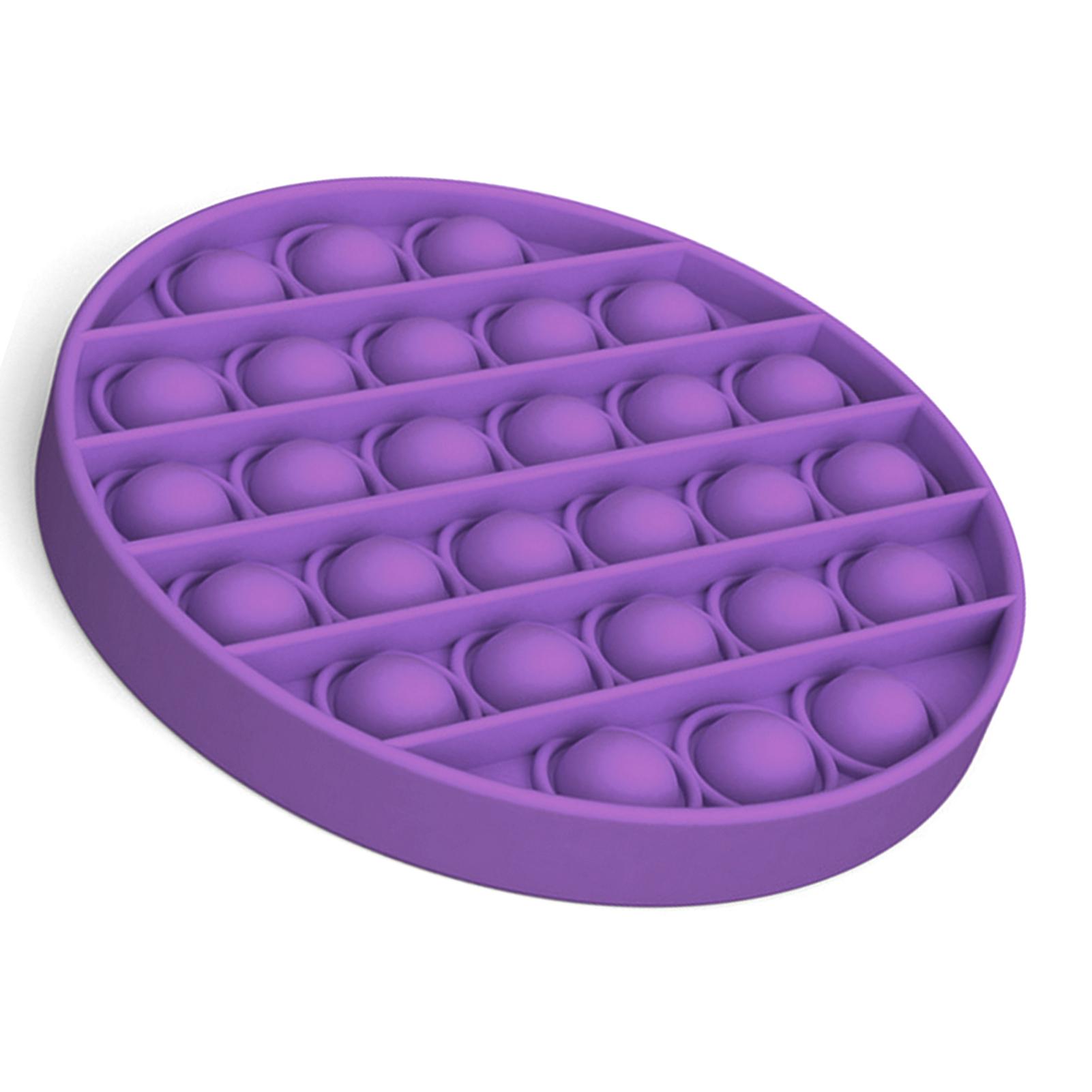 

Специальная сенсорная игрушка Push Bubble, снимающая умственный стресс, арифметические развивающие игрушки Round фиолетовый