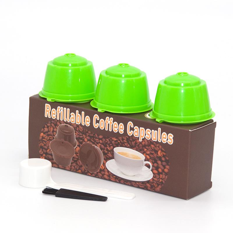 Reusable Coffee Filter Cup for Nespresso Dolce Gusto Capsules