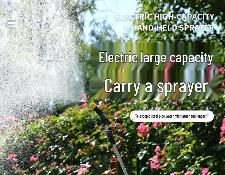 Electric Backpack Disinfection Sprayer - 5L Handheld Spray Bottle for Gardening and Watering