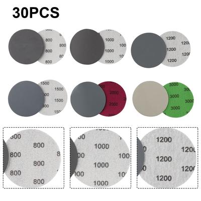 Sandpaper Sanding Wet/Dry Wood 3 Inch 30pcs/set 75mm