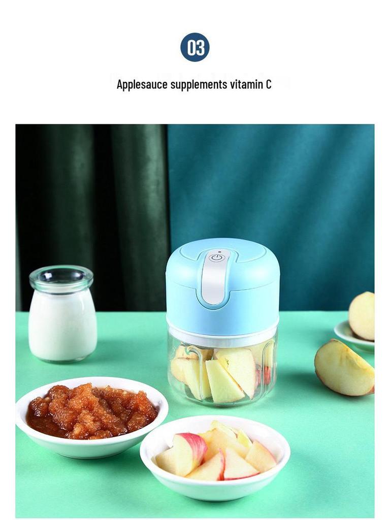 Electric Garlic Crusher & Baby Food Grinder: Multi-Functional Meat Grinder & Small Garlic Paste Maker