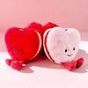 Plush Heart Shaped Toy For Valentines Day Gift For Girls And Kids