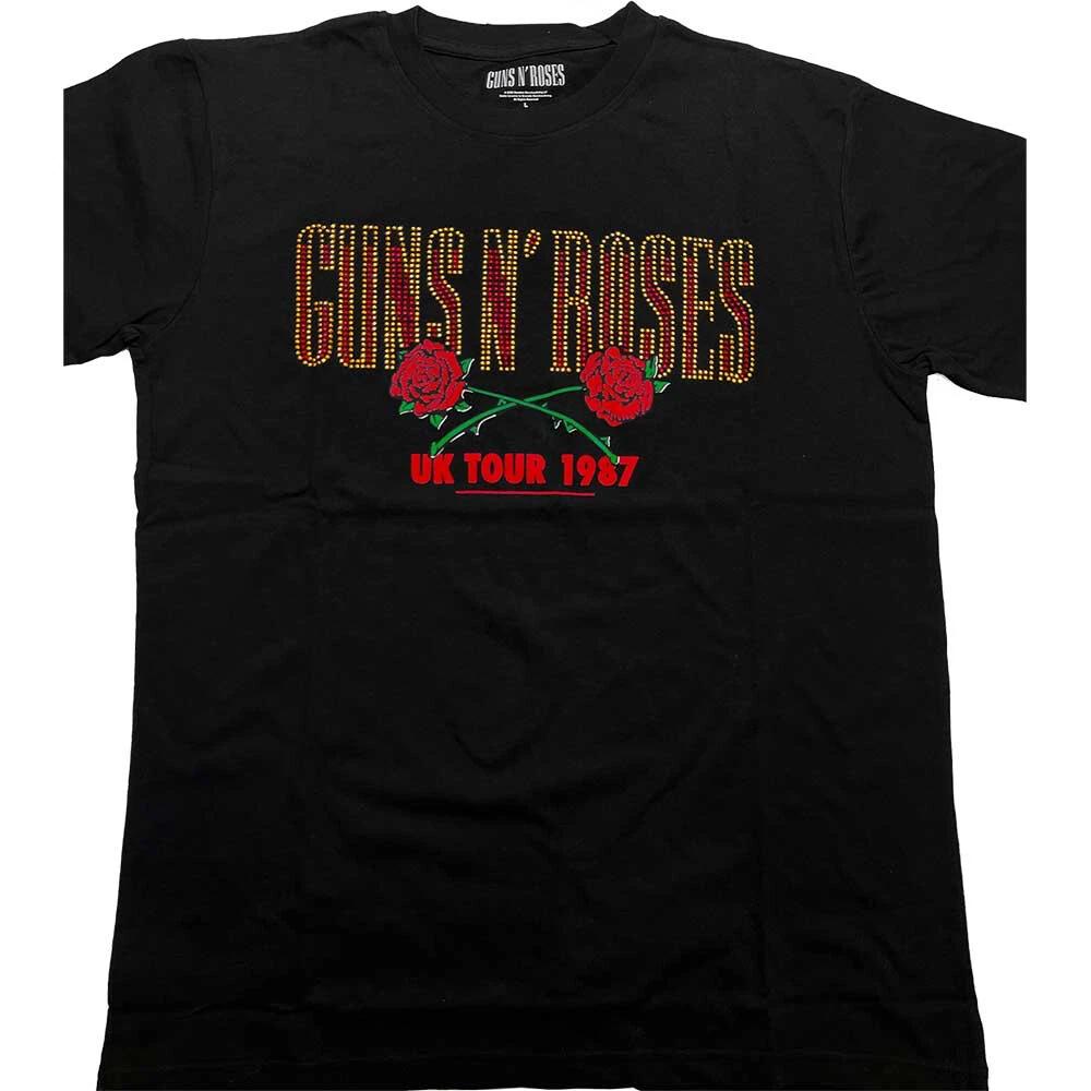 Guns N Roses - 87 Tour-Diamante - Black T-shirt XXXXL