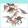 Conjunto de Miniaturas Realistas de Dinossauros com Vários Modelos Fabricados em Material PVC Durável