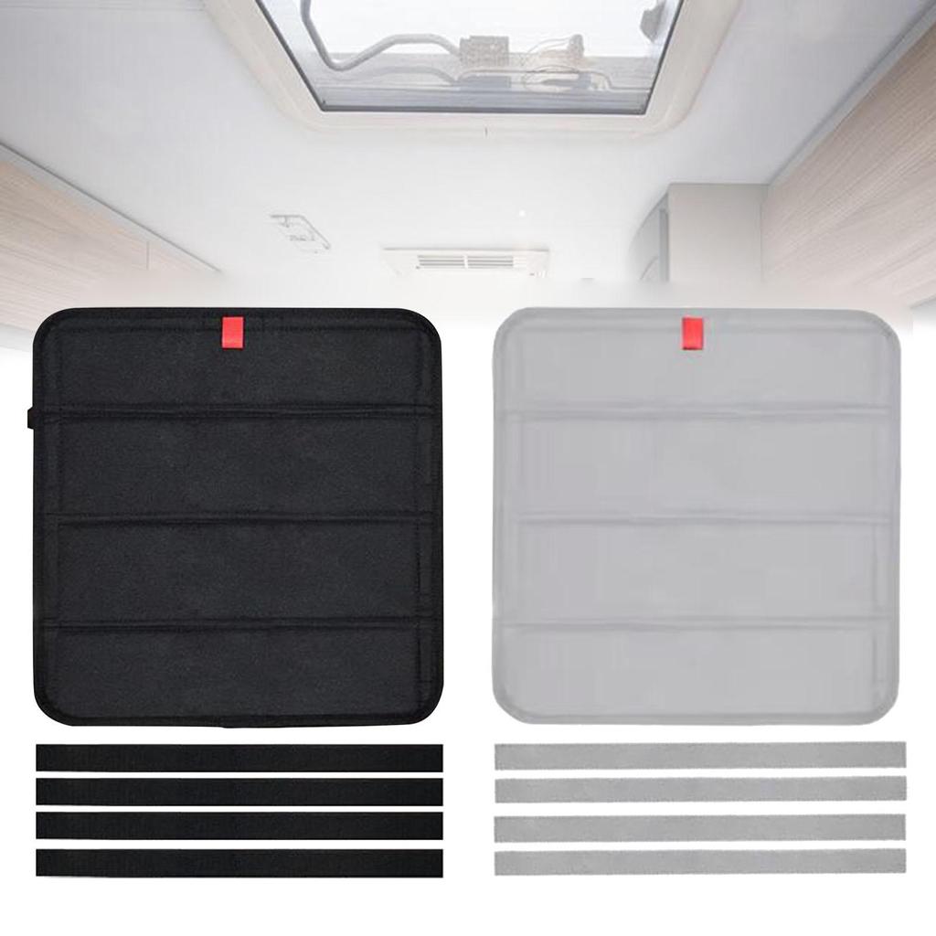 Camper Trailer Vent Cover Oxford Cloth Sunproof RV Roof Vents Insulator for Outdoor Camping Use