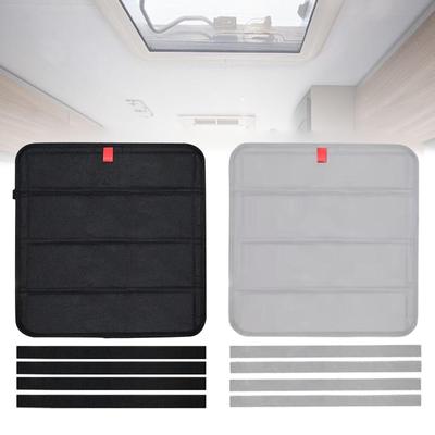 Camper Trailer Vent Cover Oxford Cloth Sunproof RV Roof Vents Insulator for Outdoor Camping Use