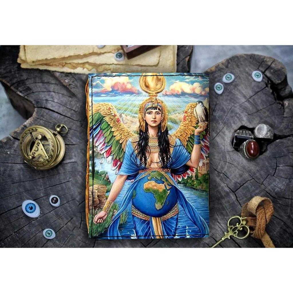 Leather Empaths Printed Diary Vintage Old Pages Diary for Office & Personal Use (7 X 5 Inch)