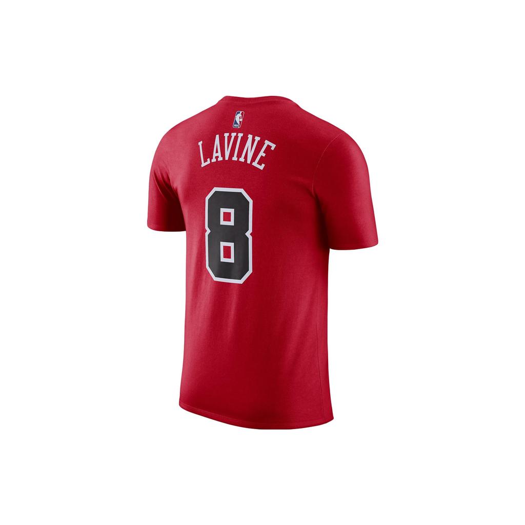 Nike NBA Chicago Bulls Zach Lavine T-shirt Red/Black Men Streetwear DR6367-660