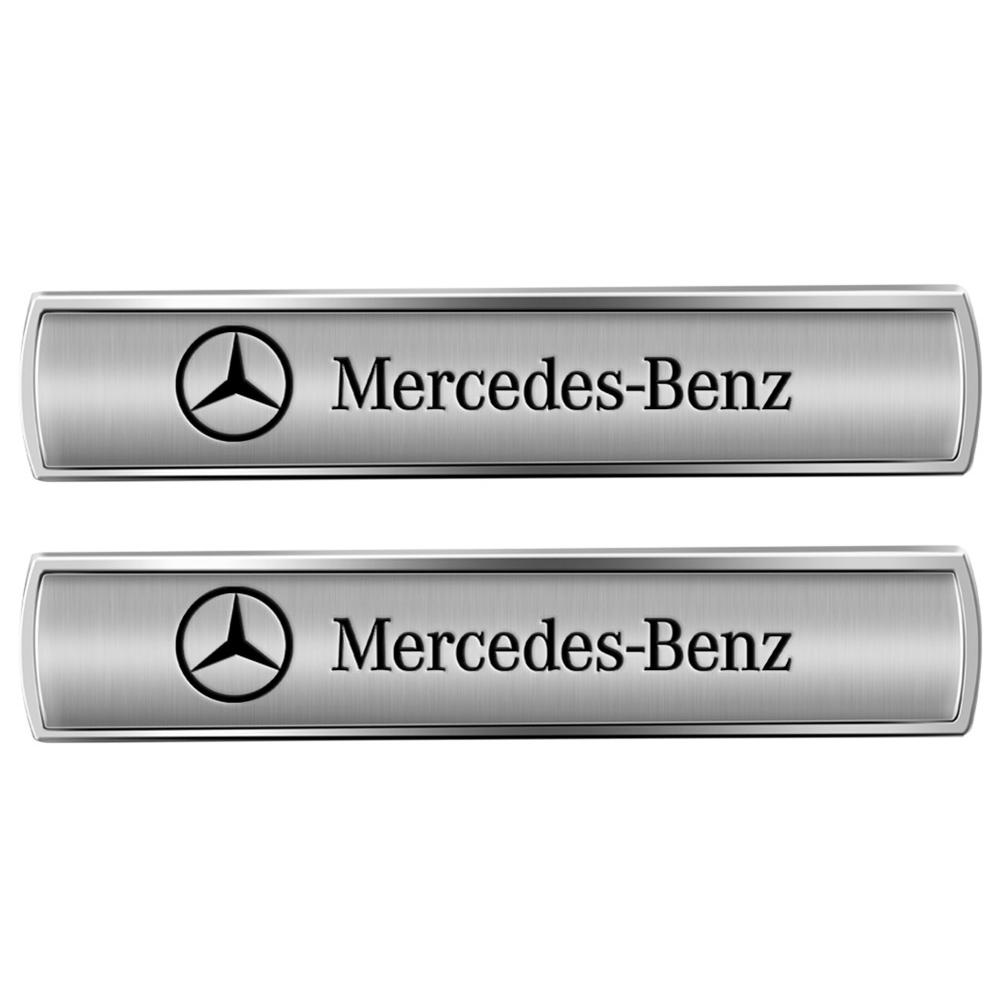 GLC GLB 2pcs 3D AMG Metal Car Emblem Seat Logo Clips Console Decoration Badge Stickers Emblem Accessories For Benz W212 W177 W2