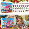 Decor Acrilic pentru Casă Calendar de Advent de Sărbători Calendar de Advent Colecționabile Set Gnom Fantezist 2D Colecționabile Decor Acasă Comemorativ