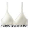 Leopard Print Satin Underwear Women's Small Breasts Gather Anti-sagging Thin Back Bra Sexy Skin-friendly Breathable Comfortable Bra