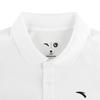 Anta CUBAL Polo Shirt Short Sleeve Summer Breathable Quick Dry Comfortable Simple Fashion Business Solid Color Unisex Tops Pure-White 952621129-1