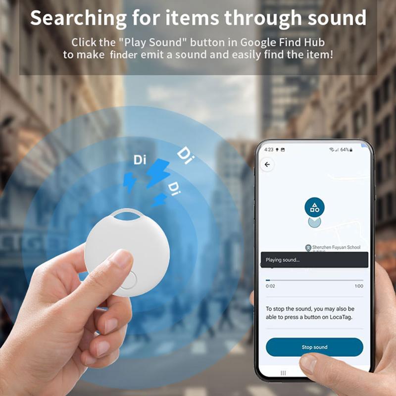 Smart GPS Tracker for Android Google Certified Tag for Google's Find Hub Global Locator for Samsung OPPO Vivo Xiaomi Overseas