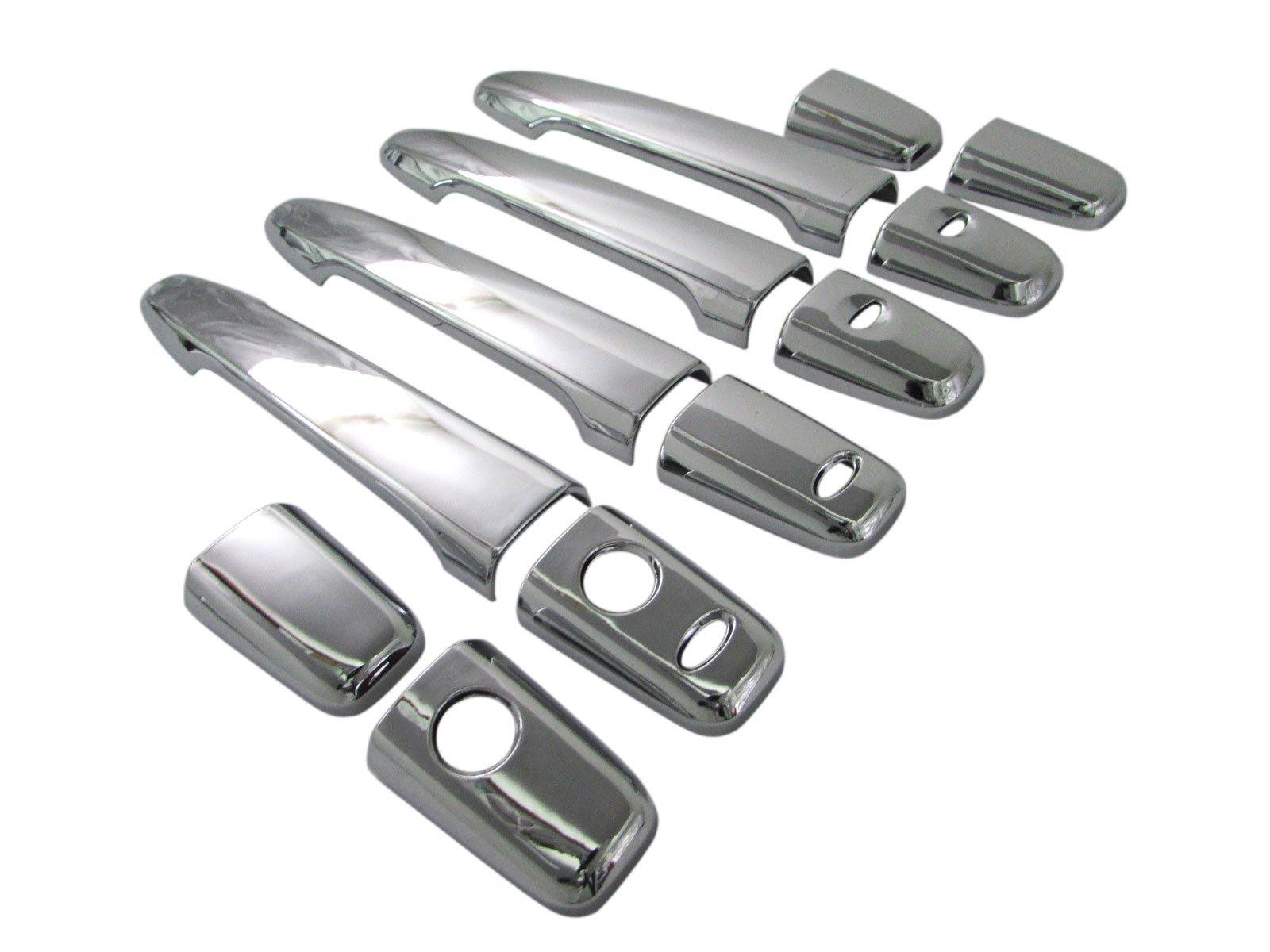 

BRIGHTZ Chrome Door Handle Covers and Knobs Z Set for Delica and CV5W Compatible with and 5 Delica and Delica D5 D5 CV1W, CV2W, CV4W, [DHC-NOBU-188]