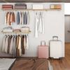 Tcatec Clothes 150kg Weight Assembly Storage Clothes Rack with Sturdy Pipes and Iron Vintage Stylish Display Rack with White Wall-Mounted Rack,