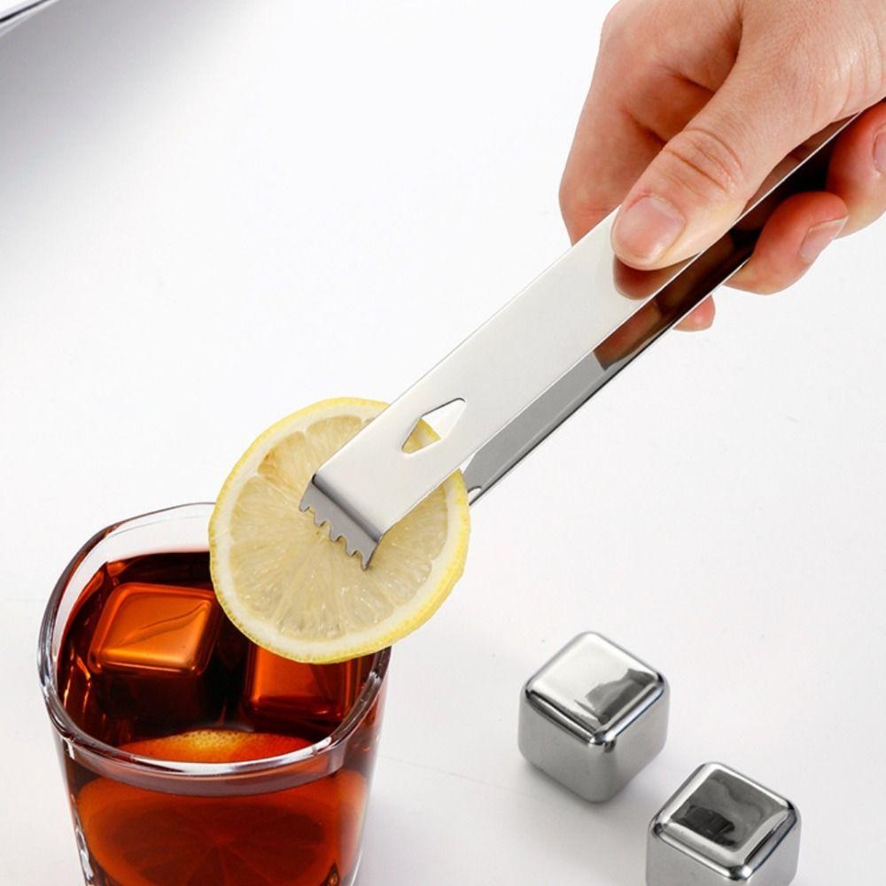 

Stainless Steel Mini Sugar Tongs Easy Grip Metal Serving Tongs Kitchen Gadgets Ice Tong Restaurant срібний