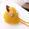 Antlers Christmas Hat for Children Thicken Plush Headgear White Furry Liner for Christmas Parties Cosplay Accessories