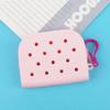 Durable Holes Coin Purse Mini Zipper Money Bag Silicone Card Holder