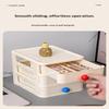 Dopamine Desktop Storage Cabinet Drawer Type Student Desk Stationery Storage Box Hair Tie Hair Clip Jewelry Organizer