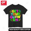 On In My Glowing Era Women Unisex Colorful TShirt Neck Novelty Print Comical Weekend Outfit T Shirt Cotton Fabric Lightweight