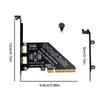 PCIeX8 To 2 Port Oculink SFF 8611 & 8612 Adapter Card Expansion Card PCIE External Oculink Adapter for  Os /Windows / Linux