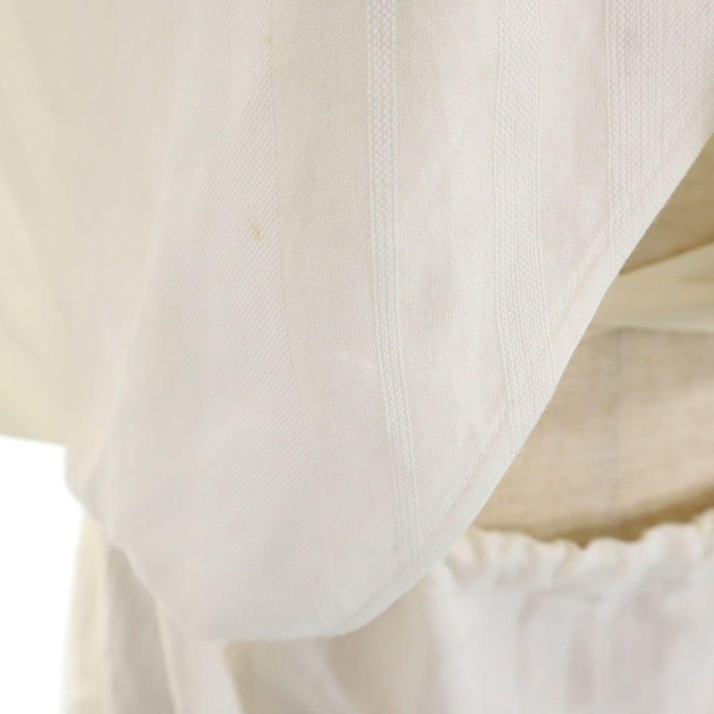 Jonnlynx Made In Japan Linen Blend Short Sleeve One Piece M White Women Used