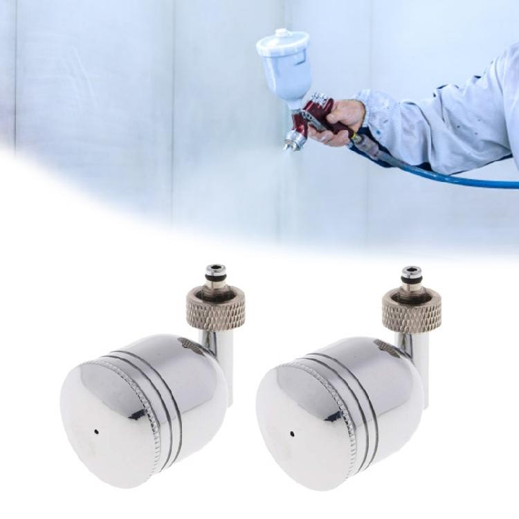 7cc Airbrush Sprayer Color Cup Side Gravities Feed Cup Nickel Plated for Smooth Paint Application Airbrush Paint Holder